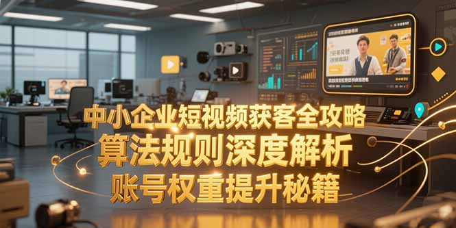中小企业短视频获客全攻略，算法规则深度解析，账号权重提升秘籍-HEIXMI（中国站）