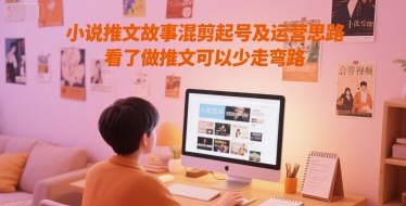 小说推文故事混剪起号及运营思路，看了做推文可以少走弯路 - HEIXMI（中国站）-HEIXMI（中国站）