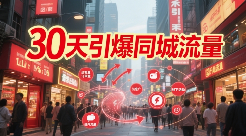 30天引爆同城流量：团购篇 认知篇 流量篇 来客篇 达人篇 老板人设IP篇 投流篇 - HEIXMI（中国站）-HEIXMI（中国站）