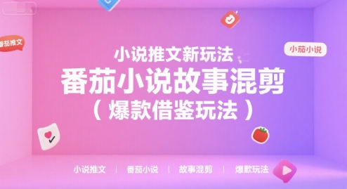 小说推文新玩法，番茄小说故事混剪(爆款借鉴玩法)-HEIXMI（中国站）