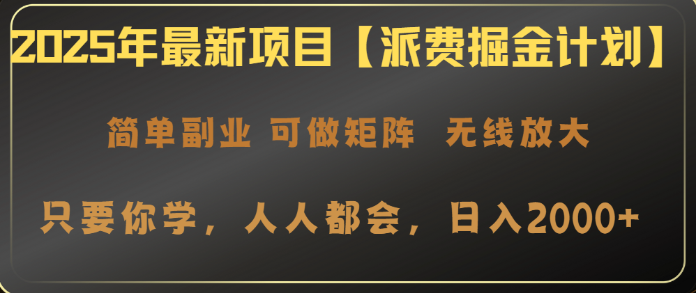 2025年最新项目【派费掘金计划】操作简单，日入2000+-HEIXMI（中国站）