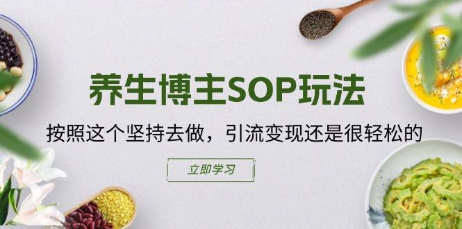 养生博主SOP玩法，按照这个坚持去做，引流变现还是很轻松的-HEIXMI（中国站）
