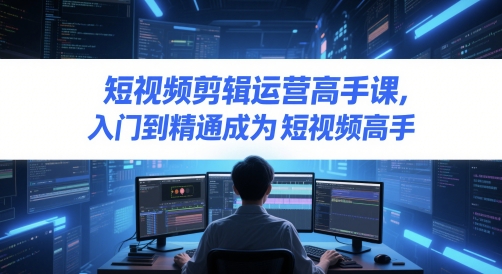 短视频剪辑运营高手课，入门到精通成为短视频高手 - HEIXMI（中国站）-HEIXMI（中国站）