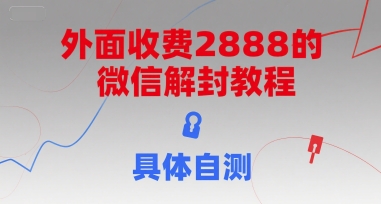 外面收费2888的微信解封教程，具体自测-HEIXMI（中国站）